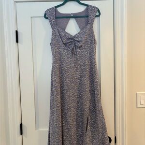 Astr Lavender Backless Dress